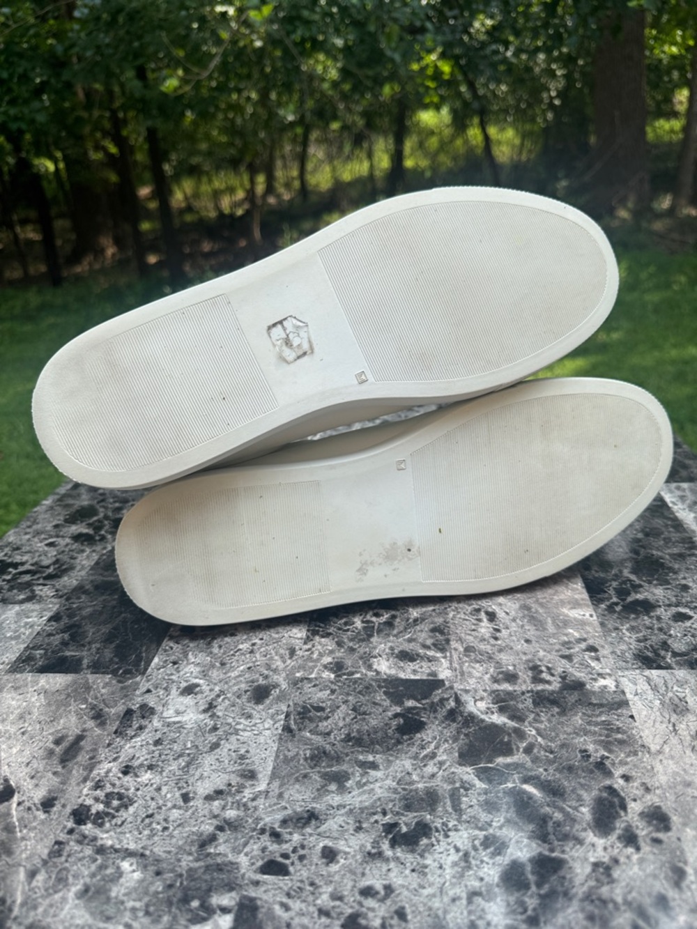 Oliver Cabell Low 1 Sneaker Mens 44 White Leather Lace Up Casual Made in Italy - Picture 13 of 13